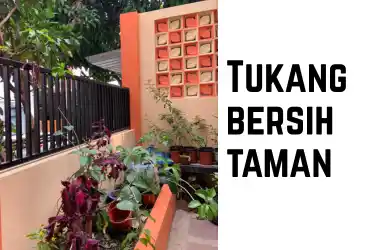 jasa bersih bersih taman dan teras rumah di malang